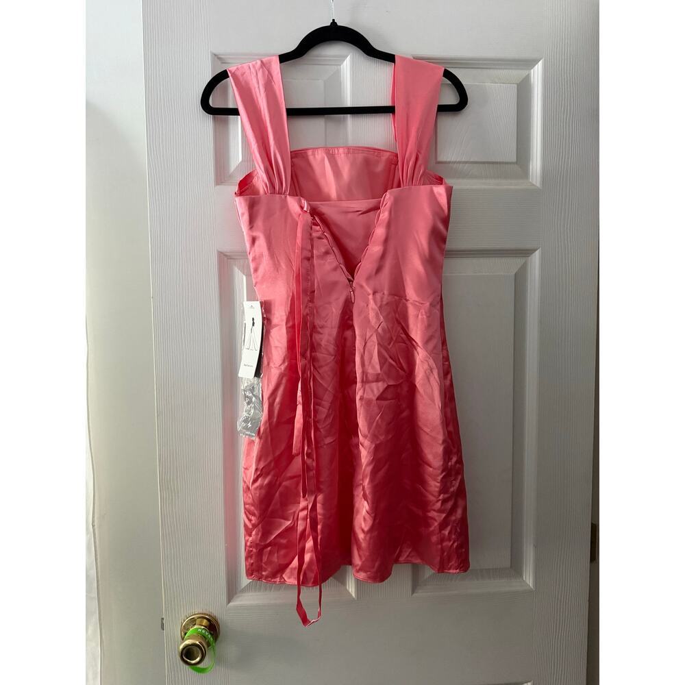 Coral Mini Dress Size XSmall with Corset Back NWT - Picture 3 of 6